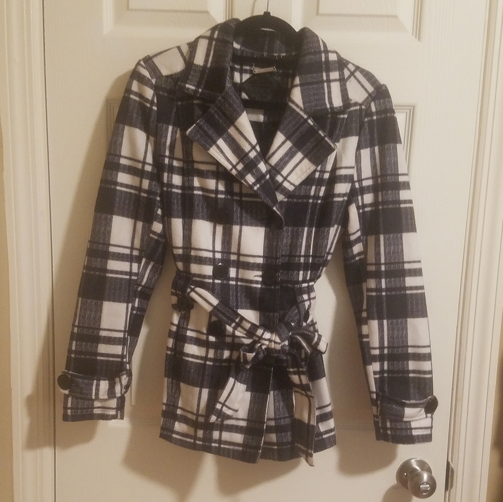Jou Jou Dark Blue and White Jacket